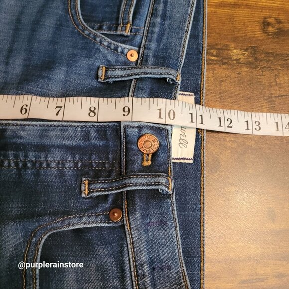 Madewell Jeans 27 Skinny 10" High Rise Danny Wash G7391 Tummy Control Stretch - Picture 10 of 13